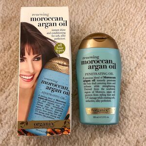 Renewing & Penetrating Moroccan Argan Oil All Hair Types OGX Organix 3.3oz